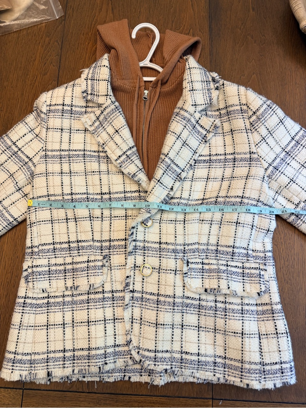 Anthropologie Tweed Dickie Blazer - Picture 8 of 12